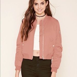 Light pink bomber jacket